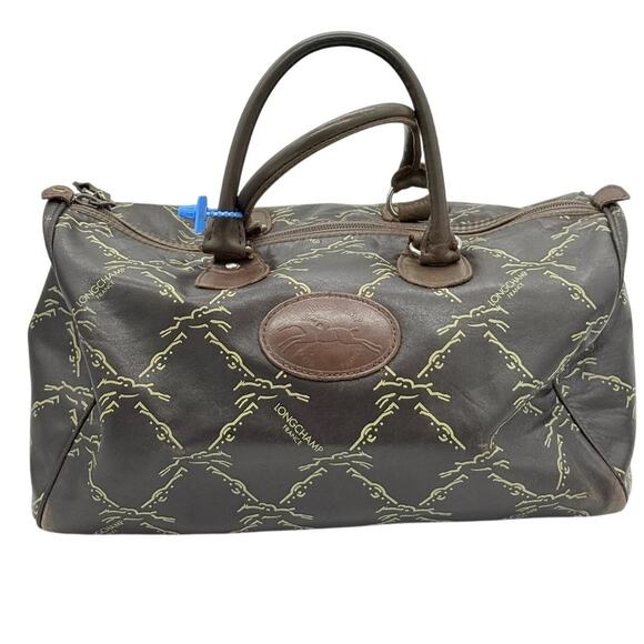 Longchamp Mini Leather Boston Bag* Beautiful condition - Picture 1 of 15